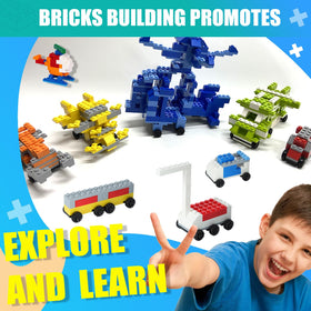 cumeysnon 1600-piece bricks set side view highlights interlocking blocks for durable builds