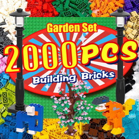 Cumeysnon 2000-piece set offers versatile bricks for creative, educational play.