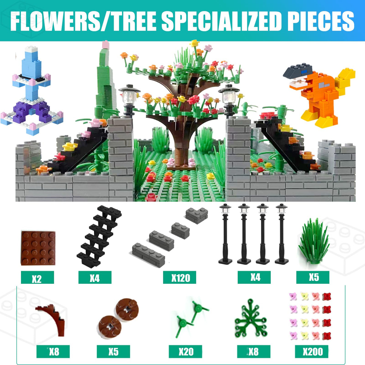 Cumeysnon colorful bricks offer 18 shapes for varied architectural designs.
