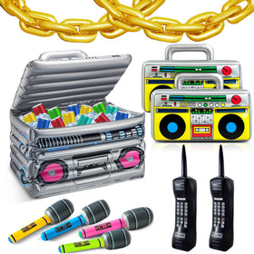 Cunhill inflatable boom box beverage cooler adds retro party flair