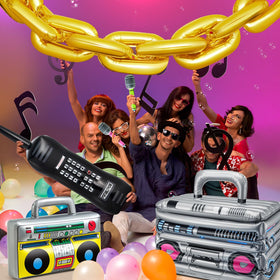 Cunhill inflatable microphones cue energetic hip hop party vibes