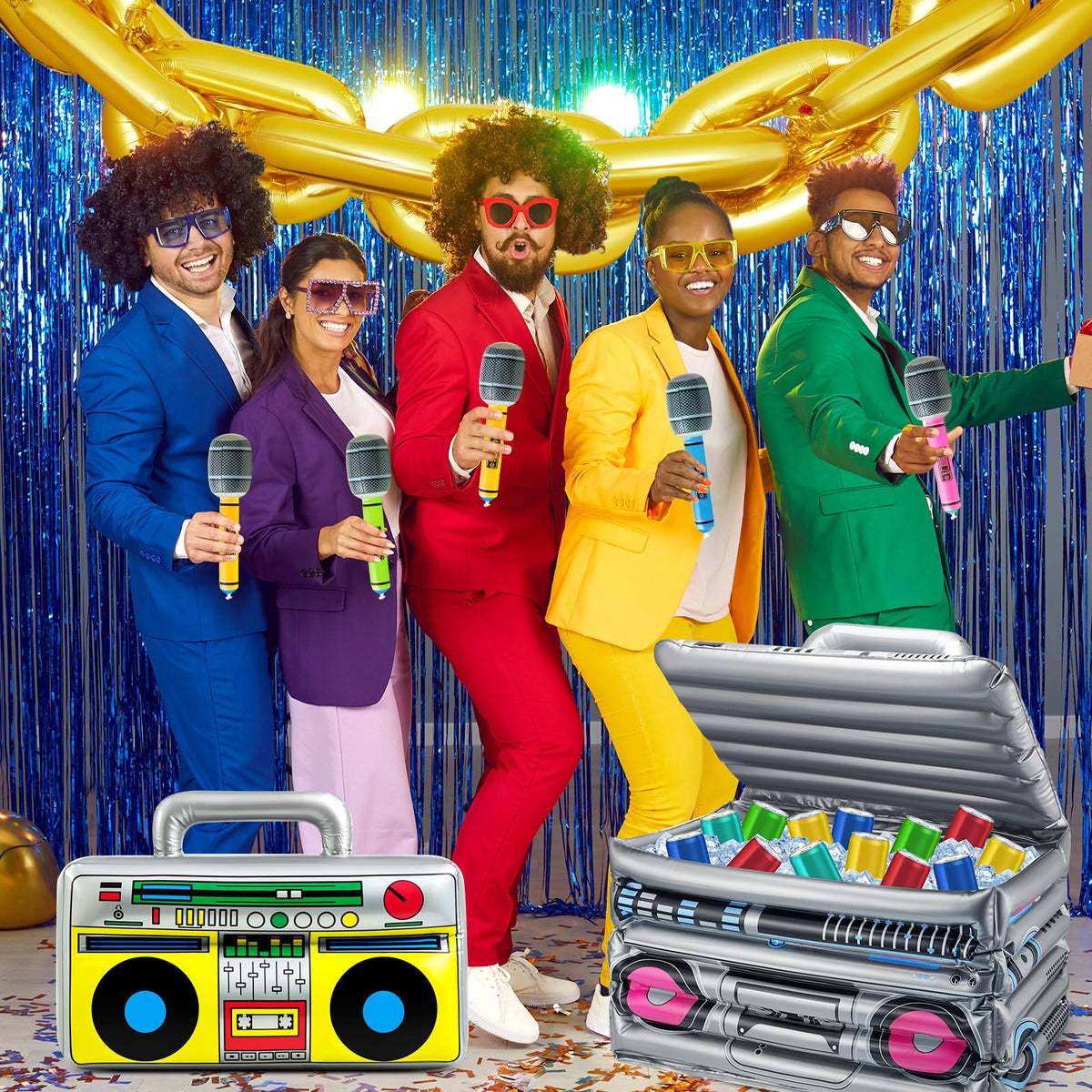 Cunhill inflatable radio boombox enhances 90s-themed photo booths