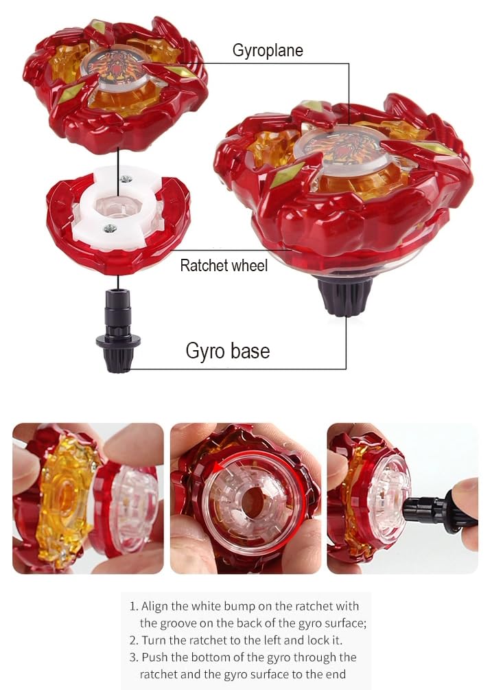 Cunjxtan Burst Gyro in battle action showcasing durable construction.