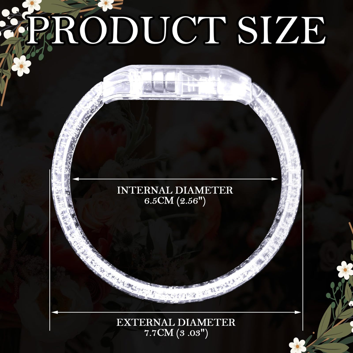 Cunno LED bracelets Happily Ever After print for romantic photos