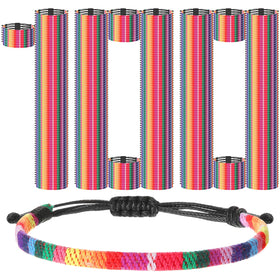 Cunno pride bracelet in soft cotton weave for comfortable daily wear.