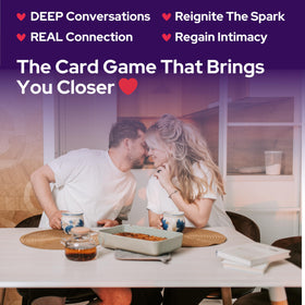 Cupid's Card Games question cards spread, sparking meaningful conversations and deeper connection