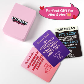 Cupid's Card Games valentines-gift-ready packaging makes a thoughtful love gift.