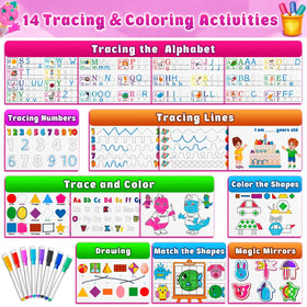 Preview of 28 activities covering ABCs, numbers, shapes, colors and more