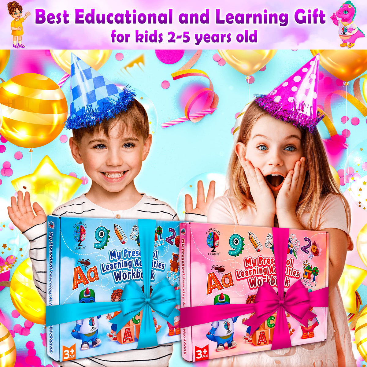 Curious 2 Learn gift-ready packaging makes edu gifts appealing for holidays and birthdays