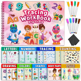 Curious 2 Learn hardcover workbook cover demonstrates durable, reusable learning tool for preschoolers