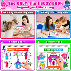 Premium thick pages resist bending for daily toddler use