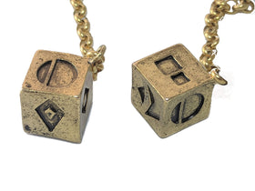 Custom 3D Stuff Smuggler's Dice close-up reveals sharp engraving