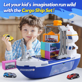 CUTE STONE all-in-one shipyard set sparks creative learning.