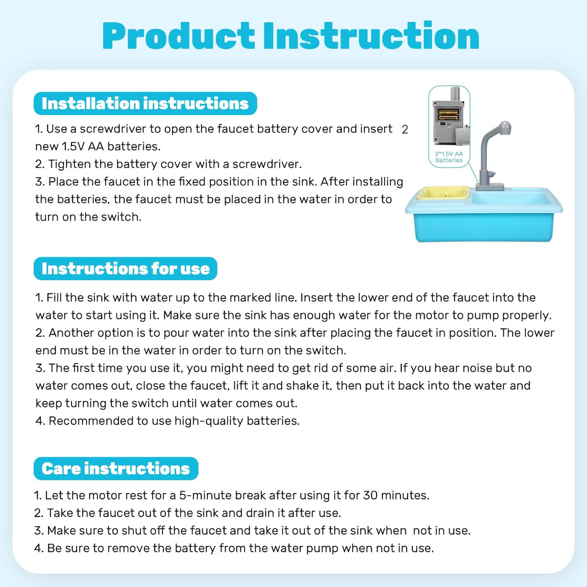 Cute Stone battery compartment seal keeps water out during play