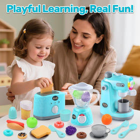 CUTE STONE blender with rotating blade sparks creative mixing and fine motor skills