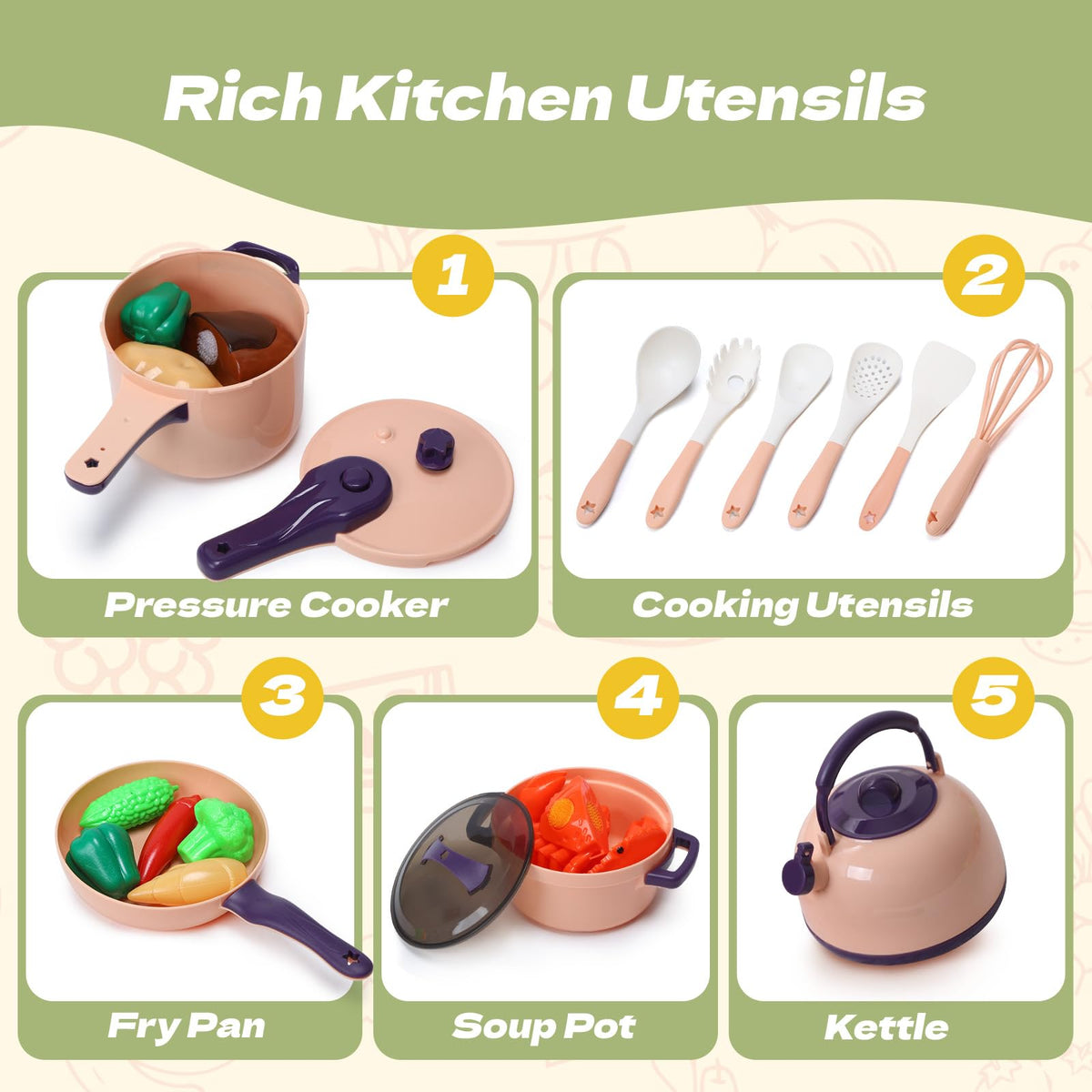 CUTE STONE compact design fits small hands and stores easily.