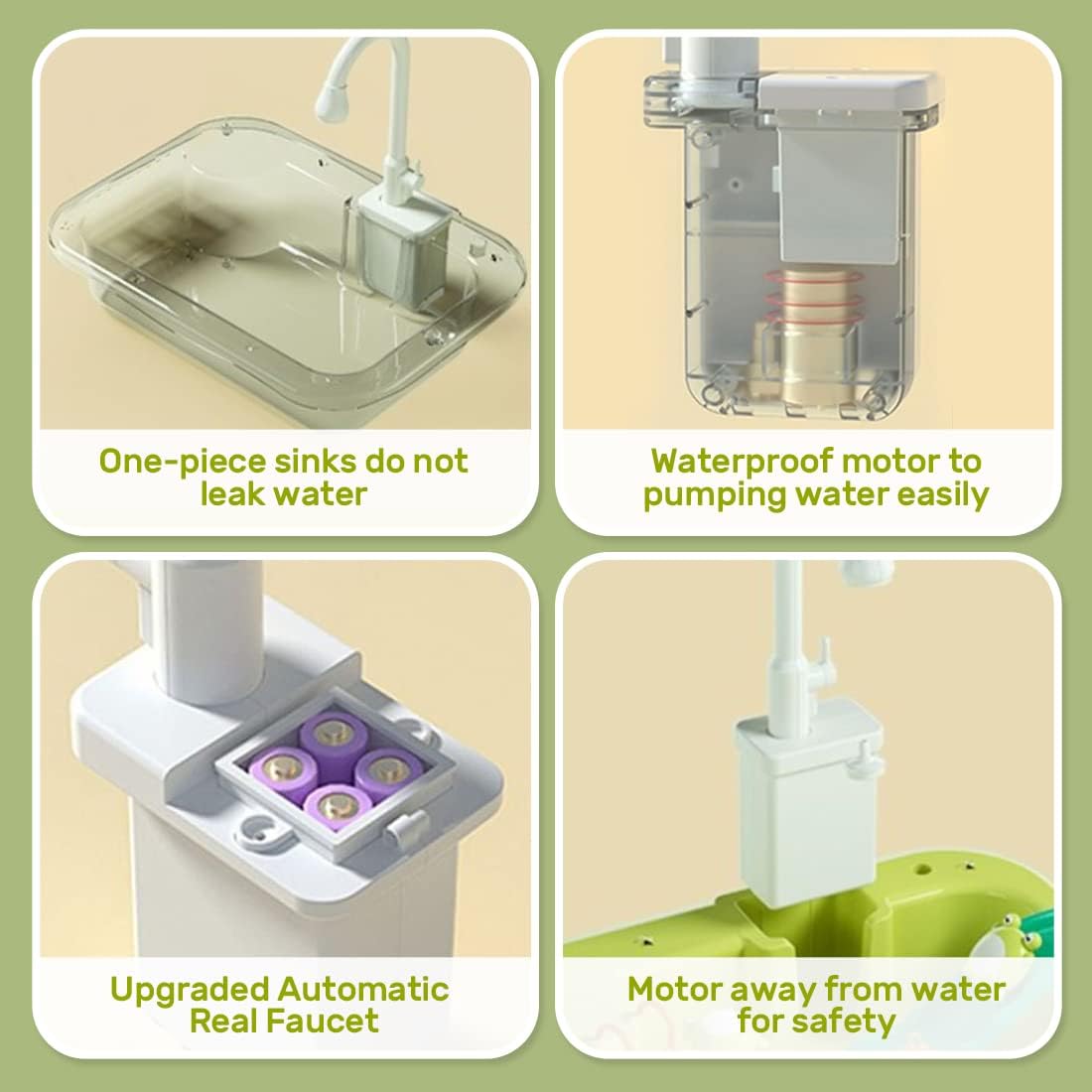 Cute Stone Complete Play Sink Set inspires imaginative family fun