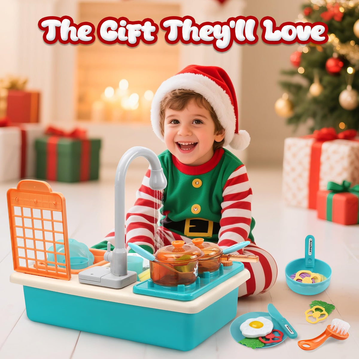 CUTE STONE educational kitchen toy promoting hands-on learning