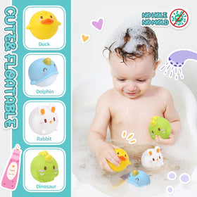 CUTE STONE elephant spray water for engaging bath play