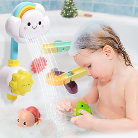 Cute Stone floating dino squirts and duck, ideal for hand-eye coordination and Splashy fun.