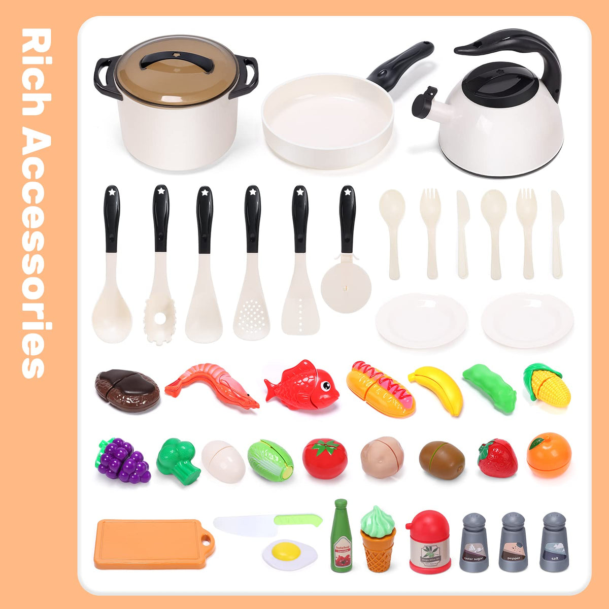 Cute Stone ice cream toy for delightful dessert make-believe
