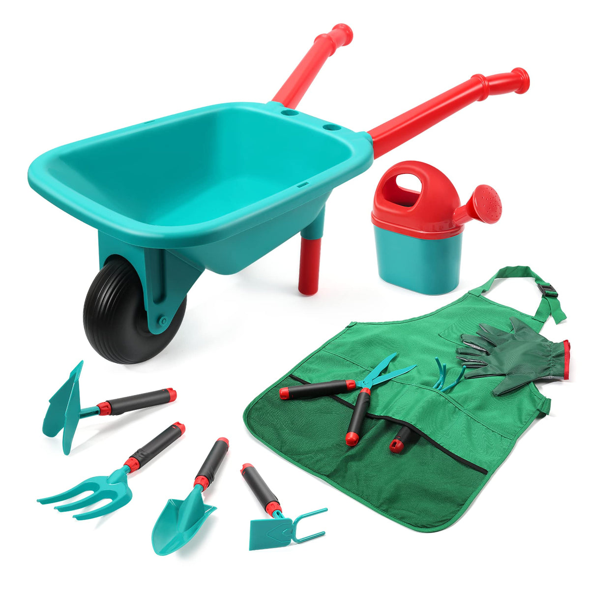 CUTE STONE kids wheelbarrow; outdoor play and tool transport