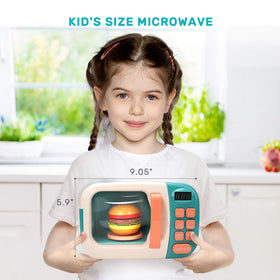 Knives and chopping board included for safe pretend food prep