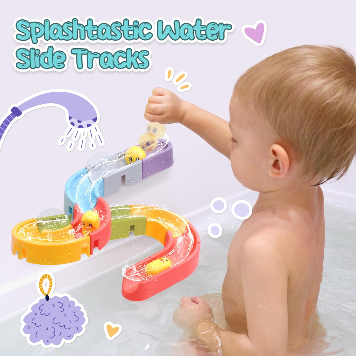 CUTE STONE no-hole design prevents mold and keeps toys dry