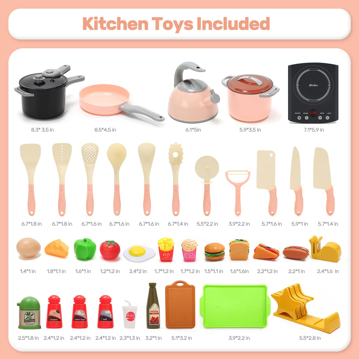 CUTE STONE safe ABS material ensures durable, smooth-edged pieces for kids