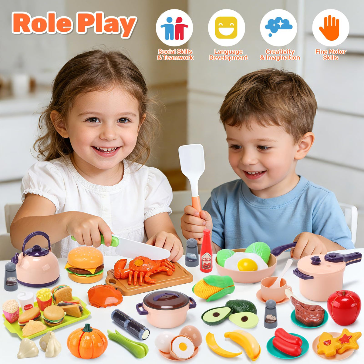 CUTE STONE BPA-free plastic ensures safe, durable play