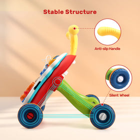 CUTE STONE Sit to Stand Walker anti-slip handle detail supports safe early steps.