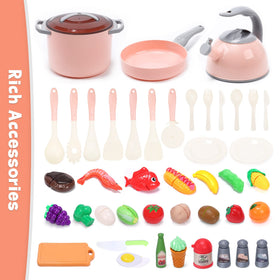 CUTE STONE cutting-food velcro toys enable safe, satisfying pretend slicing