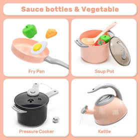 CUTE STONE toy knives set encouraging safe kitchen role-play and coordination
