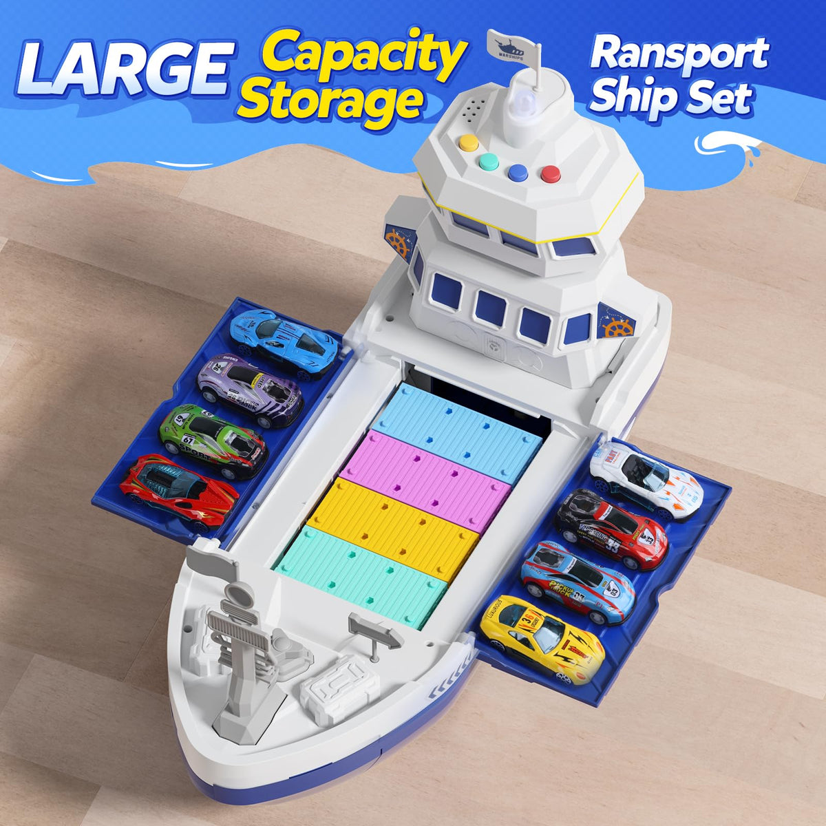 CUTE STONE transport containers help visualize basic logistics concepts.