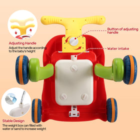 CUTE STONE Sit to Stand Walker color gears and blocks for learning shapes and colors.