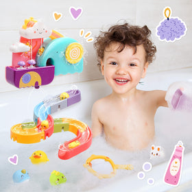 CUTE STONE water-slide track boosts creativity and fine motor skills