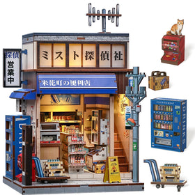 CUTEBEE Beika-cho convenience-store miniature adds storytelling charm on a shelf.