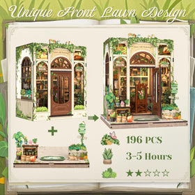 Cutebee Book Nook Kit bookstore-decor adds warmth to home interiors.