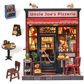CUTEBEE Book Nook Kit box view highlights durable wood frame ready for assembly.