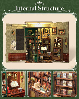 CUTEBEE Book Nook kit components show quick-start rewards for beginners.