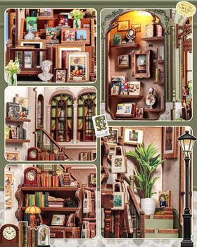 CUTEBEE Book Nook Kit on-desk display inspires daily reading ambience.