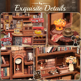 CUTEBEE Book Nook Kit DIY assembly scene encourages hands-on creativity