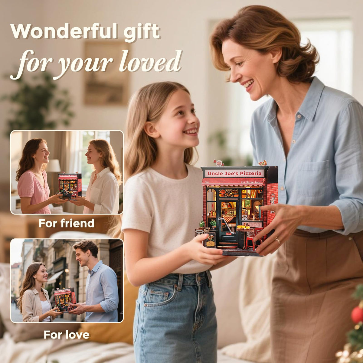 CUTEBEE Book Nook Kit gift packaging shot emphasizes thoughtful gift idea.