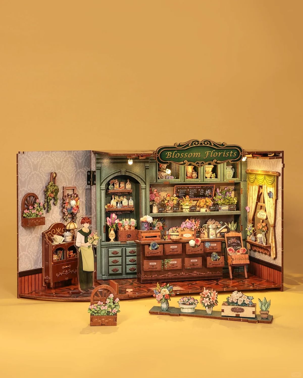 CUTEBEE Book Nook Kit makes a thoughtful gift for hobbyists and home lovers.