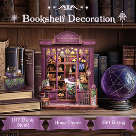 Cutebee Book Nook Kit: soft glow highlights mystical decor for relaxing moments