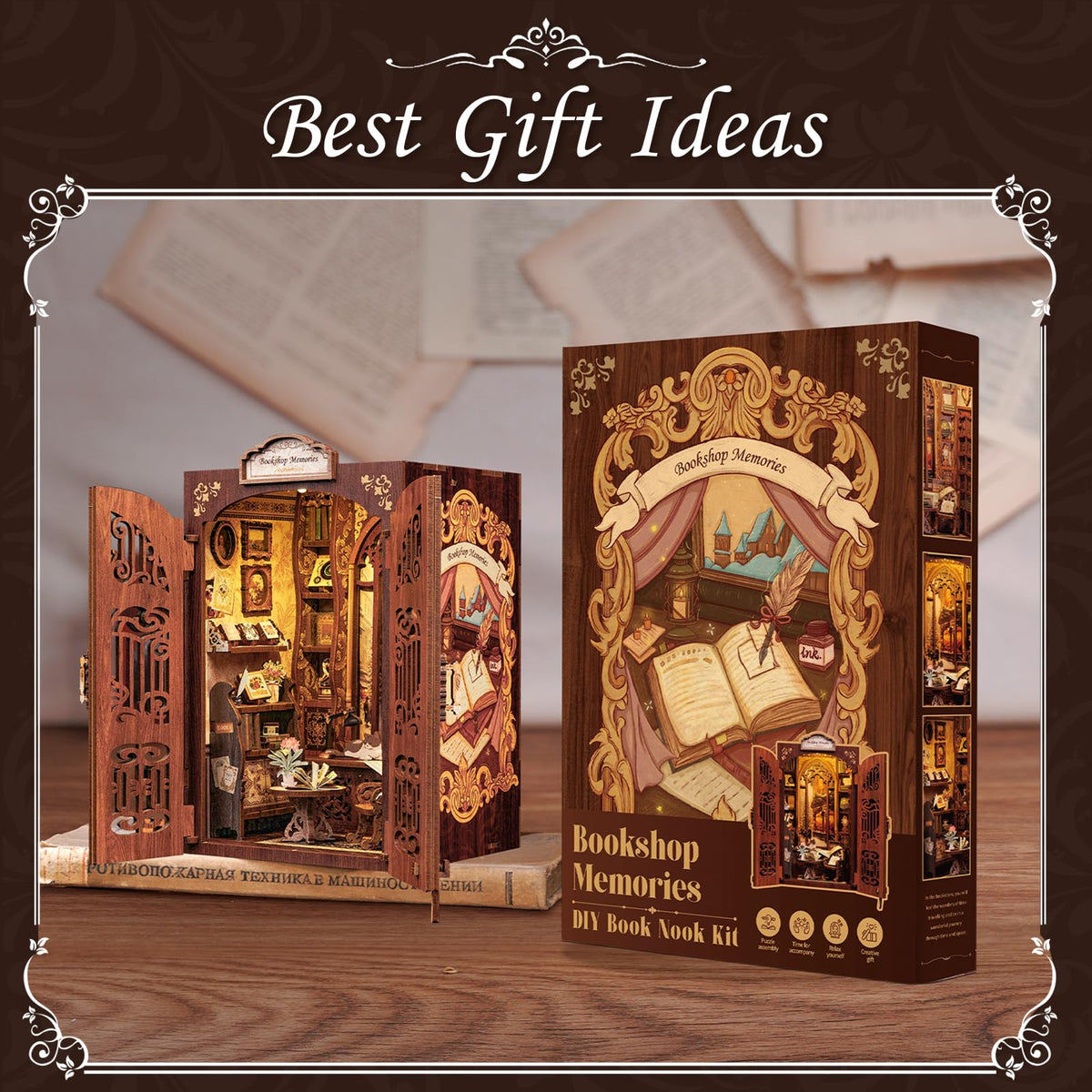 CUTEBEE Book Nook Kit gift-ready packaging ideal for presents