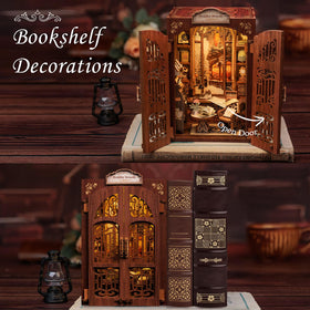 CUTEBEE Book Nook Kit miniature table and chair set