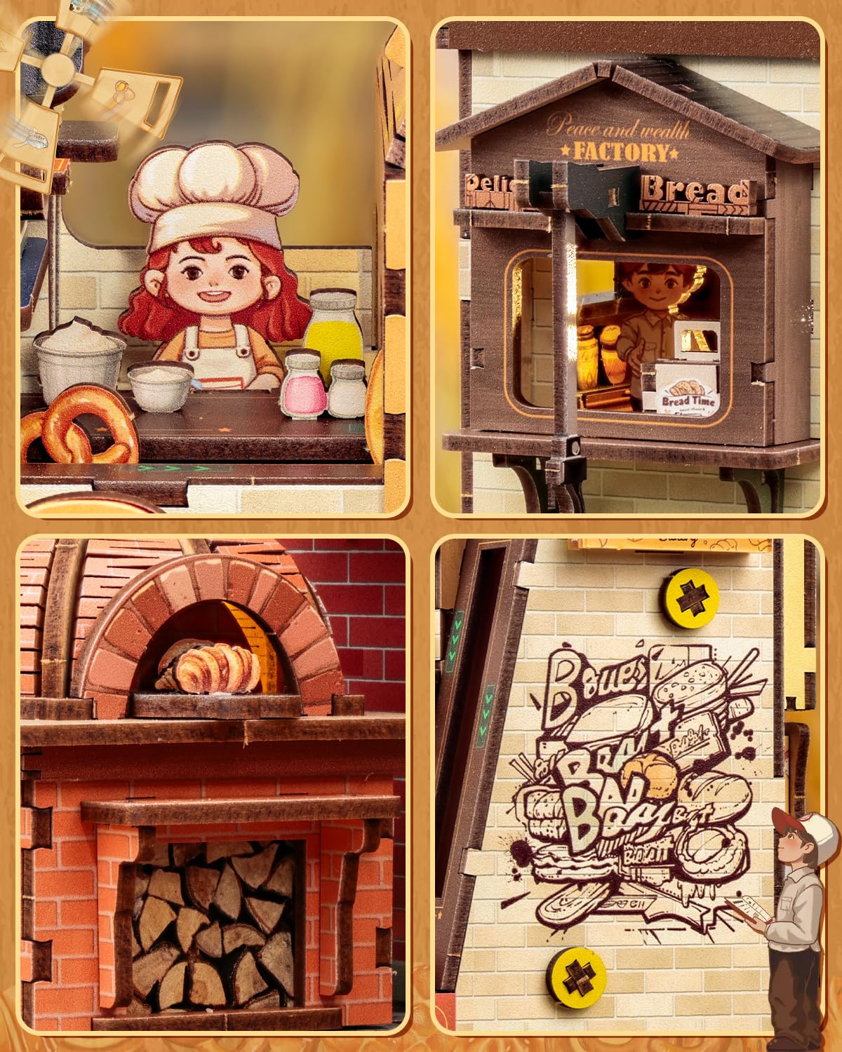 CUTEBEE Bread Factory atomization smoke adds atmosphere