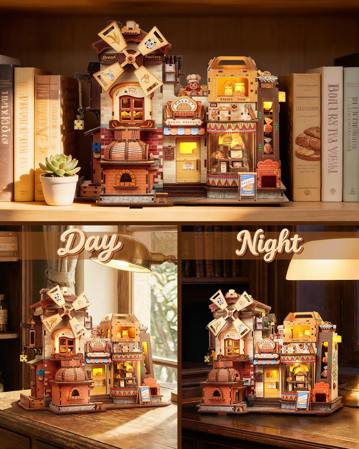 CUTEBEE Bread Factory LED light creates warm ambience