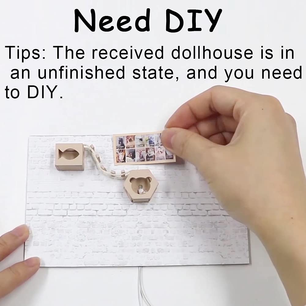 CUTEBEE dollhouse plants and ornaments add charm to miniature rooms.